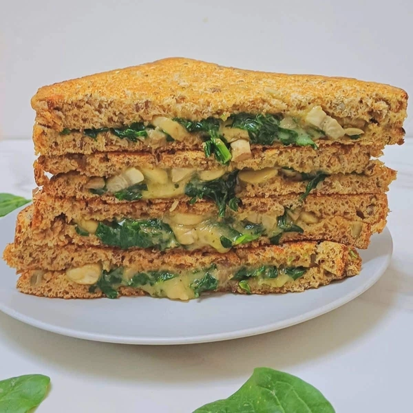 Corn Mshroom Sandwich