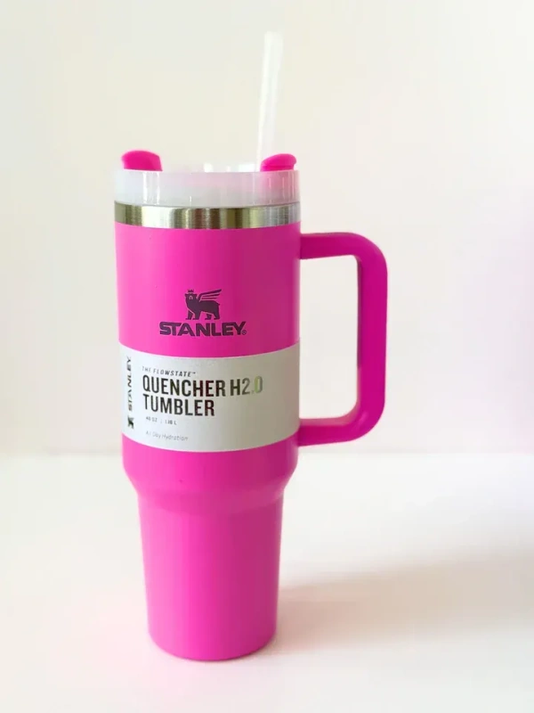 Stanley 40 Oz Quencher H2.0 Dark Pink