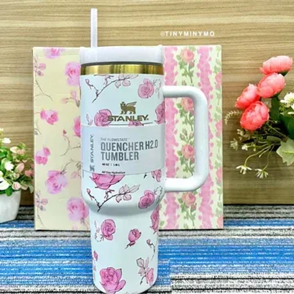 Stanley X Loveshackfancy Collab Tumbler