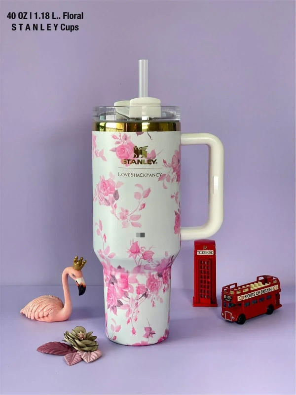 Stanley X Loveshackfancy Collab Tumbler