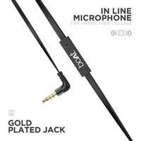 boAt Bassheads 220 Wired in Ear Earphones - Black, New