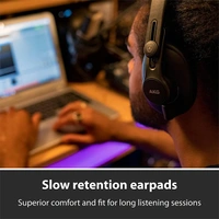 AKG K361BT Bluetooth Wireless Over Ear Headphones with Mic - Black, New