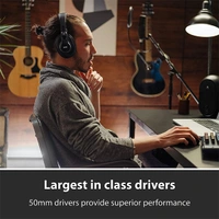 AKG K361BT Bluetooth Wireless Over Ear Headphones with Mic - Black, New