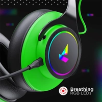 boAt Immortal IM1000D Dual Channel Gaming Headphones - Green - Green