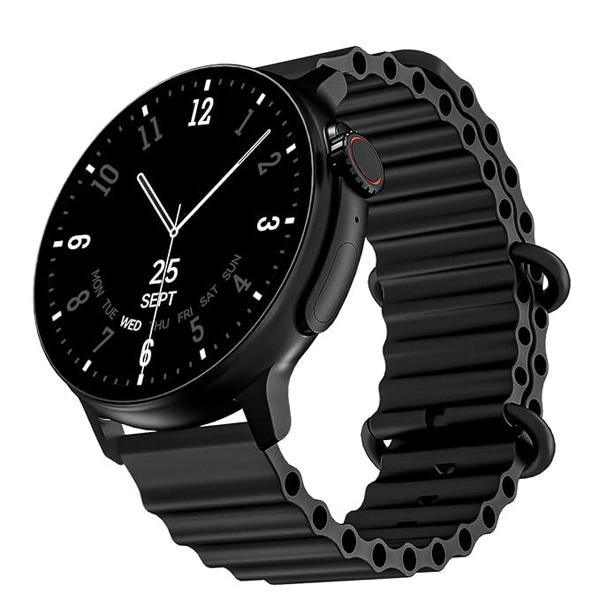 boAt Lunar Tigon Smart Watch with 1.45" AMOLED Display - Deep Blue - Deep Blue, New