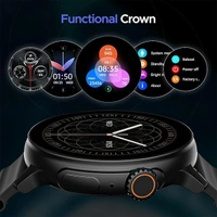 boAt Lunar Tigon Smart Watch with 1.45" AMOLED Display - Deep Blue - Deep Blue, New