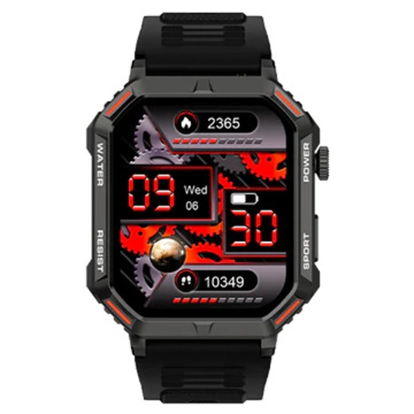 Fire-Boltt Commando Smartwatch with Bluetooth Calling - Black - Black