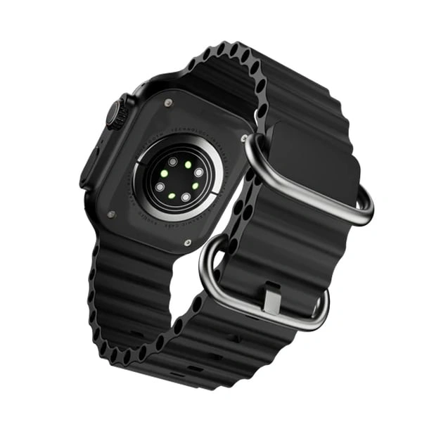 Fire-Boltt Dapper’s 54.61 mm IPS Big Screen Smartwatch - Black Chain Metal - Black, New