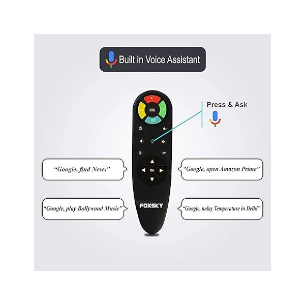 Foxsky 65FS-VS 165 cm (65 inches) 4K Ultra HD Smart LED TV - Black, New