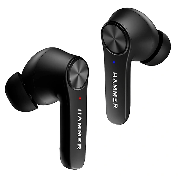 Hammer Airflow 2.0 Truly Wireless Earbuds - Black, Red, Silver