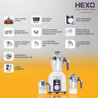 Havells Hexo 1000 watts 3 Jar Mixer Grinder