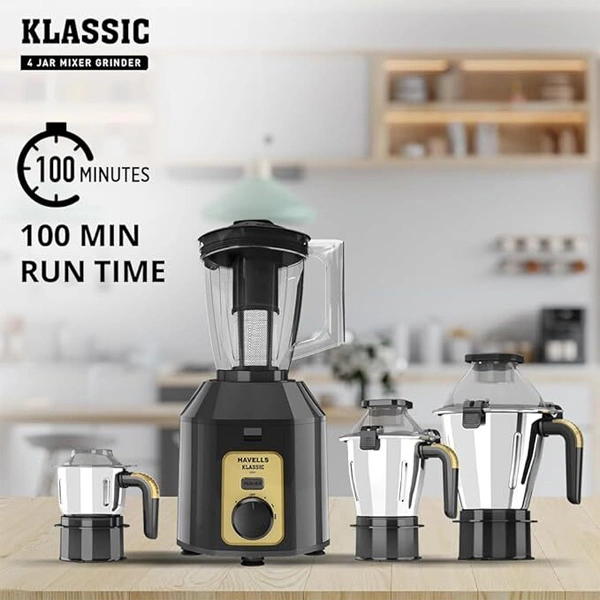 Havells Klassic 1000 watts 4 Jar Mixer Grinder