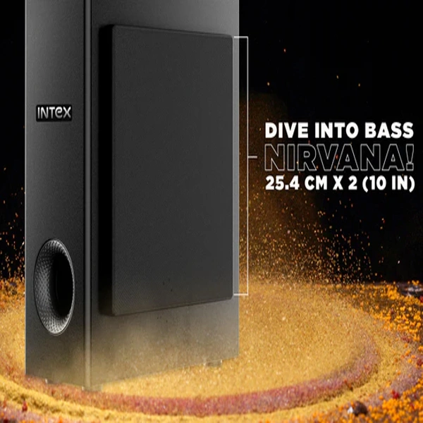 Intex Titan 1500 (D) | TW 13503 FMUB 2.0 Tower Speaker (150W) - Black, New