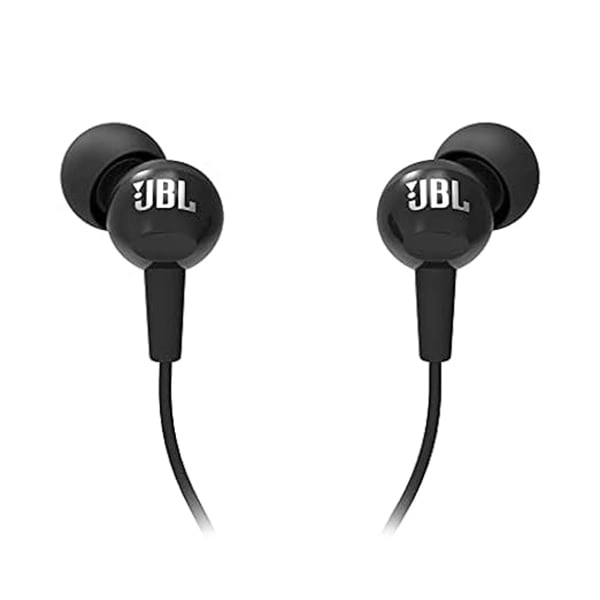 JBL C100SI Premium in Ear Wired Earphones - Black - Black