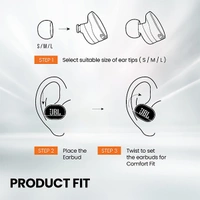 JBL Tune Buds True Wireless Earbuds With ANC - Black - Black