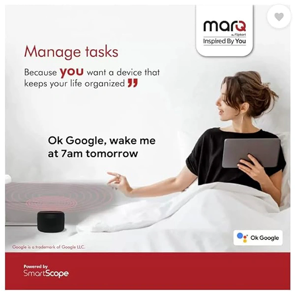 Marq MarQ by Flipkart Home with Google Assistant Smart Speaker - New
