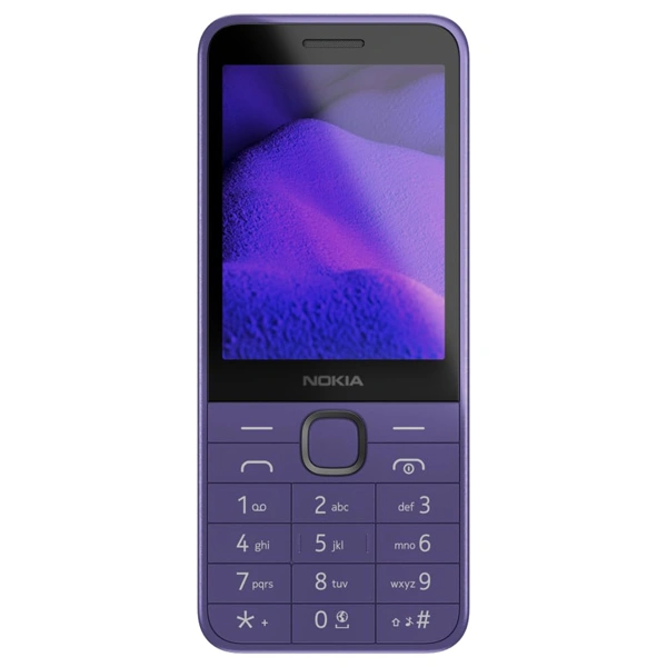 Nokia 235 4G All-New Keypad Phone with Dual SIM - Purple - Purple, New
