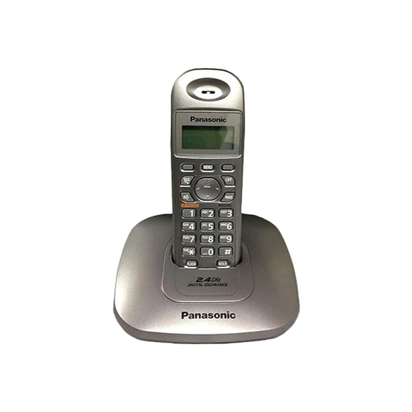 Panasonic KX-TG3611SXB Cordless Landline Phone - Silver - Silver