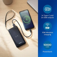 Philips 10K mAh DLP1011Q/00 Power Bank - New