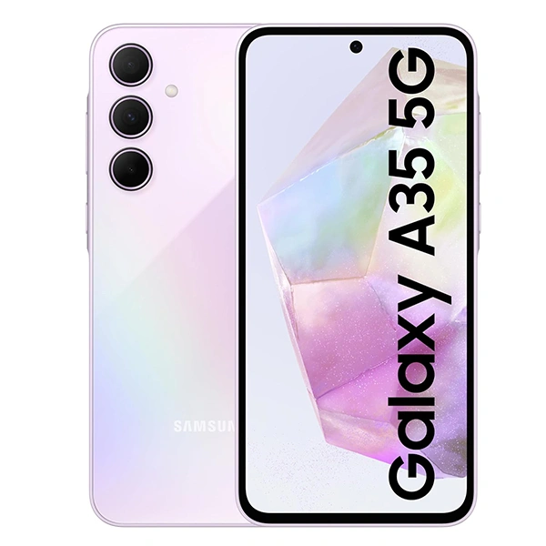 Samsung Galaxy A35 5G Mobile Phone - Awesome Lilac, 8GB RAM + 128GB Storage - Awesome Lilac, New