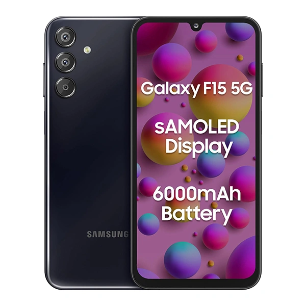 Samsung Galaxy F15 5G Mobile Phone - Jazzy Green, 6GB + 128 GB Storage - Jazzy Green, New