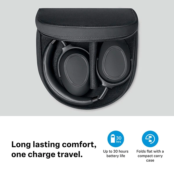 Sennheiser Consumer Audio PXC 550-II Wireless Bluetooth Over the Ear Headphone with Mic - Black, Blue, White