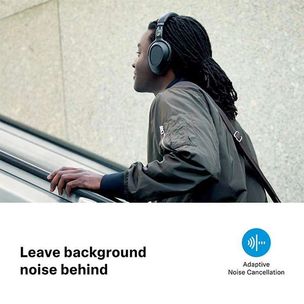 Sennheiser Consumer Audio PXC 550-II Wireless Bluetooth Over the Ear Headphone with Mic - Black, Blue, White