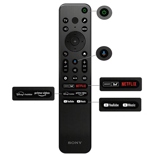 Sony Bravia 139 cm (55 inches) 4K Ultra HD Smart LED Google TV KD-55X82L - Black