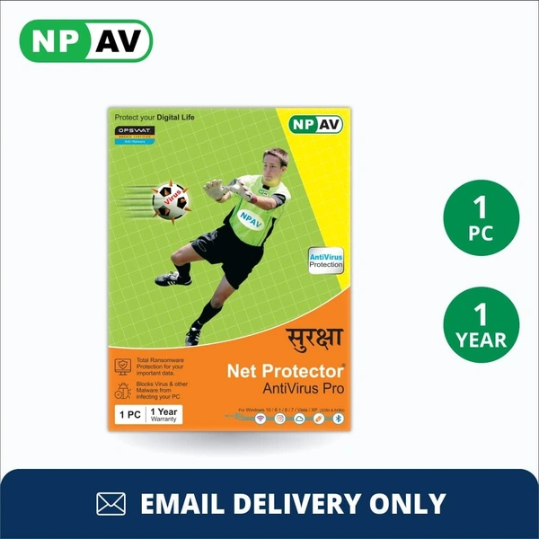 Net Protector 2022 1 PC 1 Year Anti-virus (Email Delivery - No CD) (Standard Edition)
