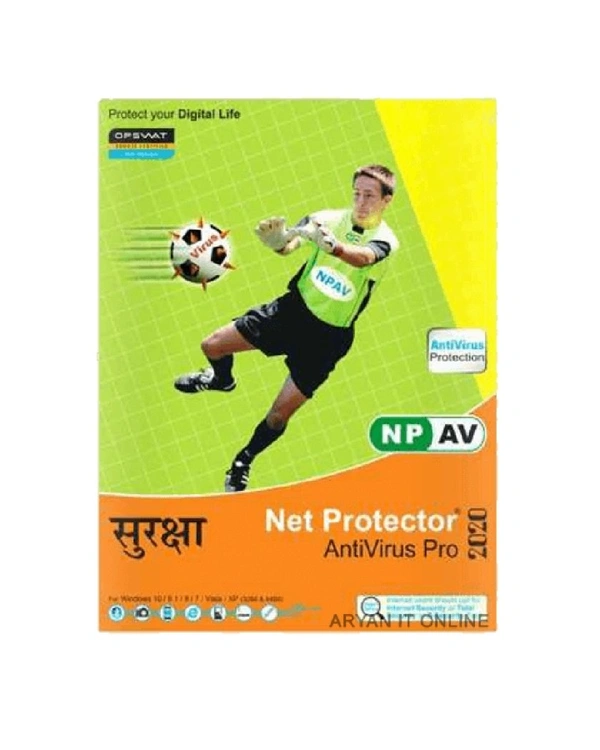 Net Protector 2022 1 PC 1 Year Anti-virus (Email Delivery - No CD) (Standard Edition)