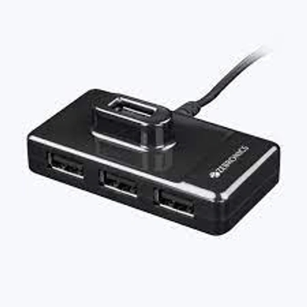 ZEBRONICS 100HB High Speed ZEB-100HB USB Hub (Black)