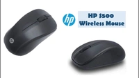 HP S500 Wireless Optical Mouse (2.4GHz Wireless, Black)