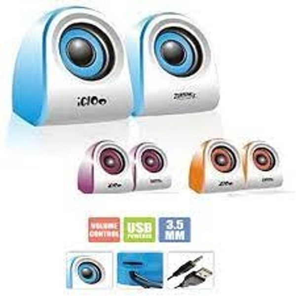 ZEBRONICS ZEB-IGLOO Portable Laptop/Desktop Speaker (Black, 2.0 Channel)