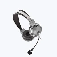 ZEBRONICS ZEB-1001HMV Wired Headset With MIC Wired Headset (Silver, Black, On the Ear)