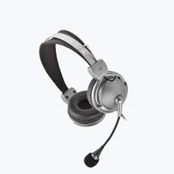 ZEBRONICS ZEB-1001HMV Wired Headset With MIC Wired Headset (Silver, Black, On the Ear)