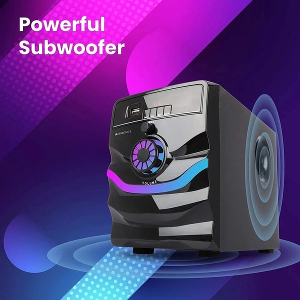 ZEBRONICS Zeb-Rainbow 20 W Bluetooth Home Theatre (Black, 4.1 Channel)