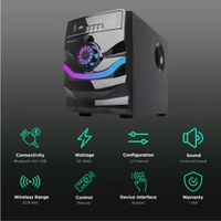 ZEBRONICS Zeb-Rainbow 20 W Bluetooth Home Theatre (Black, 4.1 Channel)