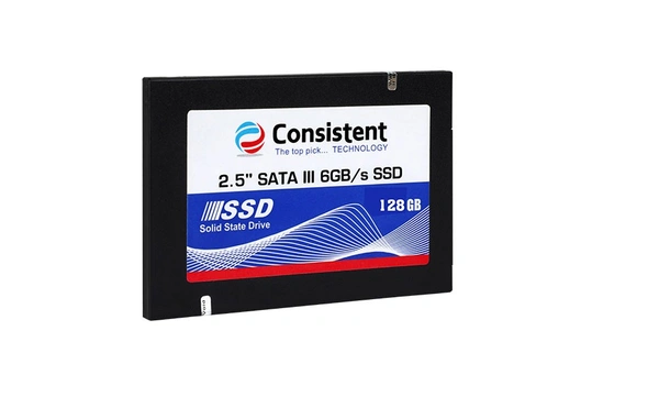 CONSISTENT Consistent 2.5 SATA 128 GB Laptop, Desktop Internal Solid State Drive (SSD) (CTSSD128S6 128GB SSD DRIVE) (Interface: SATA, Form Factor: 2.5 Inch) - 128GB