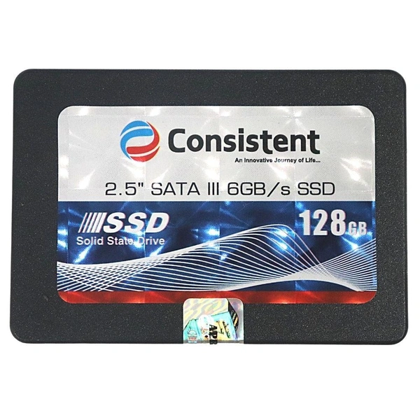 CONSISTENT Consistent 2.5 SATA 128 GB Laptop, Desktop Internal Solid State Drive (SSD) (CTSSD128S6 128GB SSD DRIVE) (Interface: SATA, Form Factor: 2.5 Inch) - 128GB