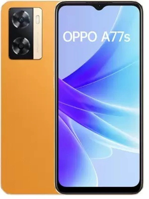 OPPO A77s (Sunset Orange, 128 GB) (8 GB RAM) - Black, 128GB, 8GB