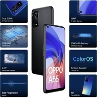 OPPO A55 (Starry Black, 128 GB) (6 GB RAM) - Starry Black, 128GB, 6GB