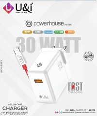 u&i U&I- UiCH- 6363 POWER HOUSE SERIES 30W FAST WARP/DASH CHARGER