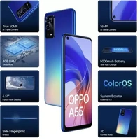 oppo OPPO A55 (Rainbow Blue, 64 GB) (4 GB RAM) - Rainbow Blue, 64GB, 4GB