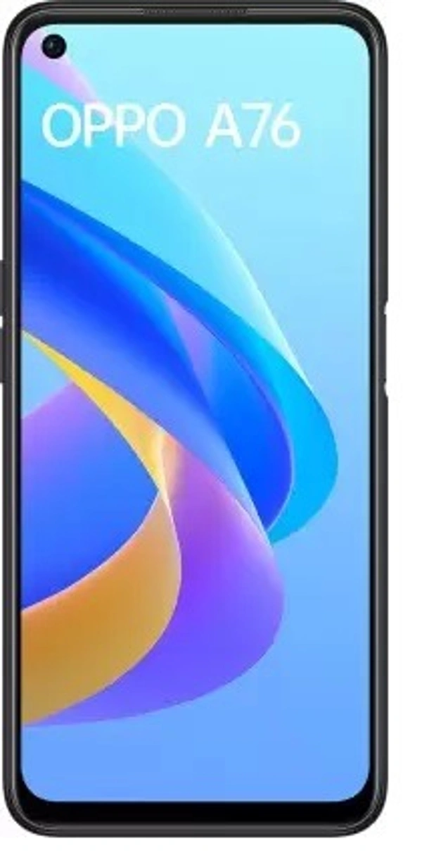 OPPO A76 (Glowing Black, 128 GB) (6 GB RAM) - Glowing Black, 128GB, 6GB