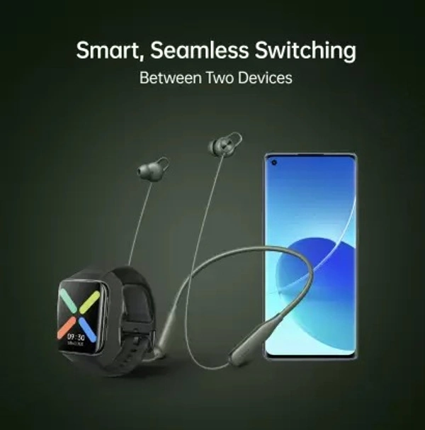 OPPO Enco M32 Bluetooth Headset (Green, In the Ear) - GREEN