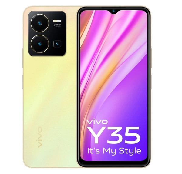 VIVO vivo Y35 (Dawn Gold, 128 GB) (8 GB RAM) - Dawn Gold, 128GB, 8GB
