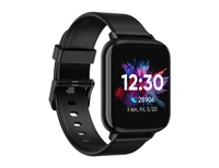 realme DIZO Watch 2 (by realme TechLife) (White Strap, Free Size) - Black