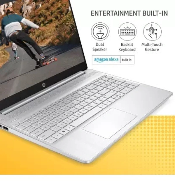 HP 15s Intel Core i5 12th Gen - (8 GB/512 GB SSD/Windows 11 Home) 15s-fq5111TU Thin and Light Laptop (15.6 inch, Natural Silver, 1.69 Kg, With MS Office) - Silver Chalice, 8 GB, 512 GB SSD, 1.69KG