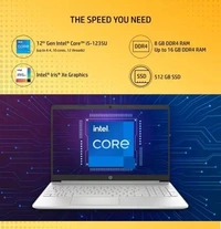 HP 15s Intel Core i5 12th Gen - (8 GB/512 GB SSD/Windows 11 Home) 15s-fq5111TU Thin and Light Laptop (15.6 inch, Natural Silver, 1.69 Kg, With MS Office) - Silver Chalice, 8 GB, 512 GB SSD, 1.69KG