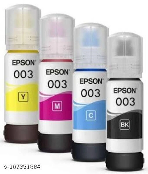 EPSON Epson 003 CYAN 65 ml for EcoTank L1110/L3100/L3101/L3110/L3115/L3116/L3150/L3151/L3152/L3156/L5190 Black Ink Bottle - CYAN